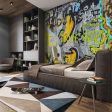 Фотошпалери Вуличне Графіті на Бетоні
