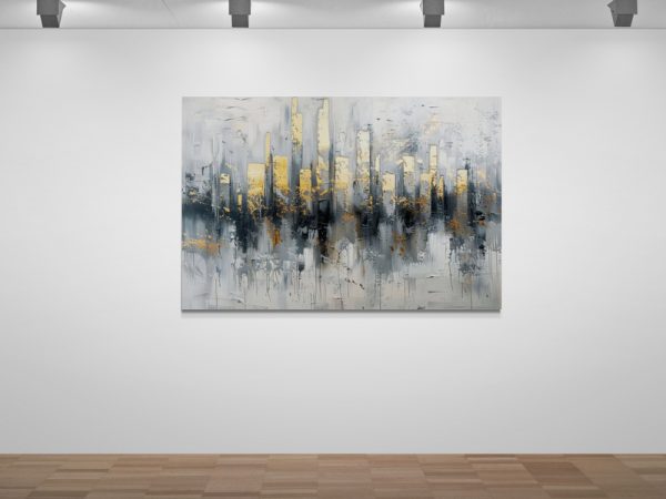 Картина на полотні  Абстракція Пейзаж Міста