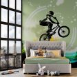 Фотошпалери Графіті Велосипедист
