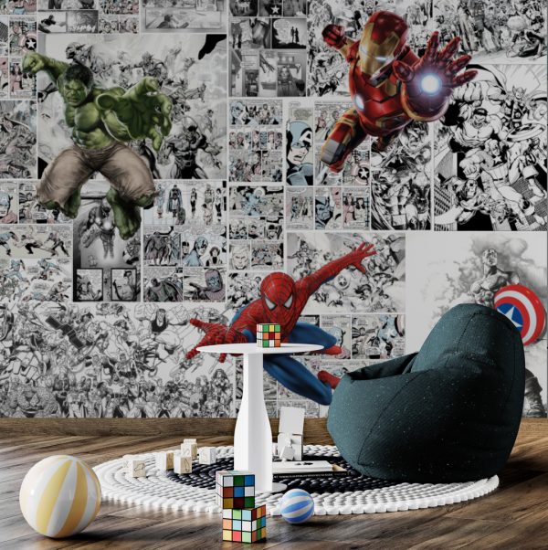 Фотошпалери Герої Marvel в Коміксі