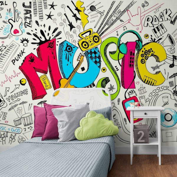 Фотошпалери Графіті Music