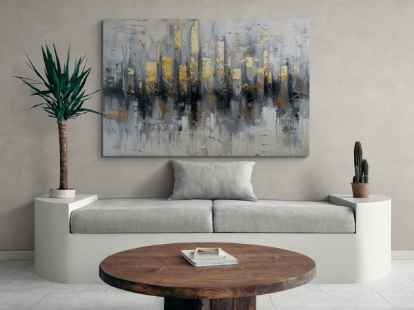 Картина на полотні  Абстракція Пейзаж Міста