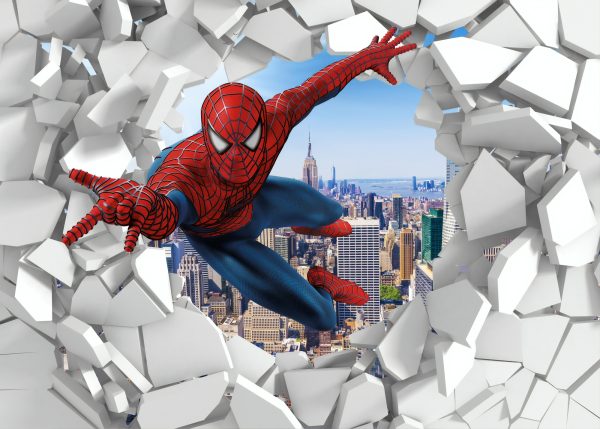 Фотошпалери 3D Людина-павук у Нью-Йорку