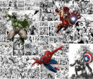 Фотошпалери Герої Marvel в Коміксі