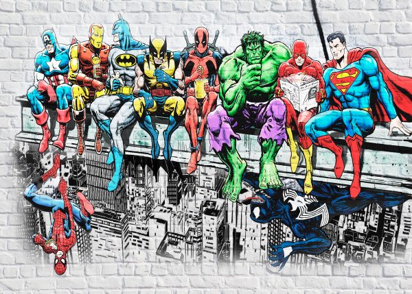 Фотошпалери Супергерої на Хмарочосі