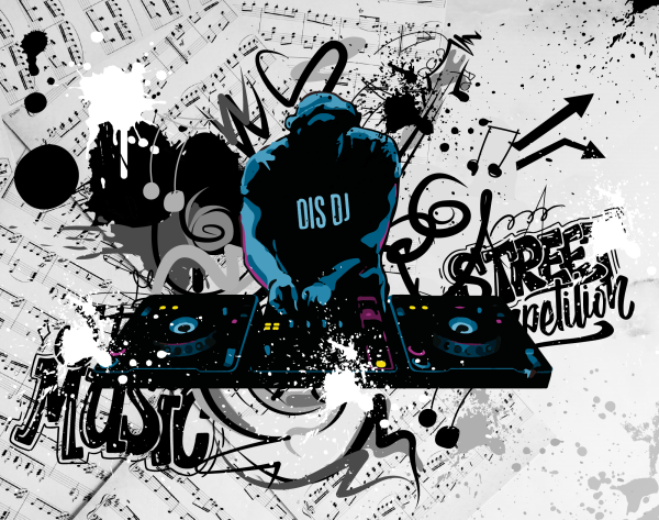 Фотошпалери Графіті DJ