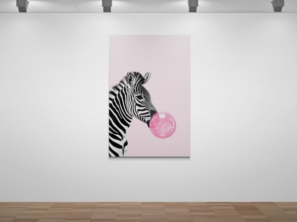 Картина на полотні  Зебра з Гумкою