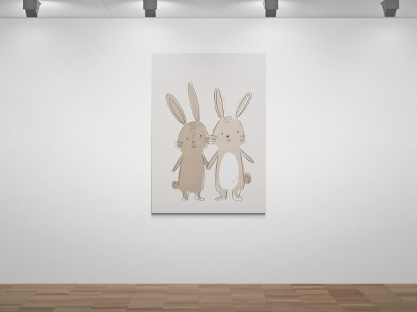 Картина на полотні Зайчики