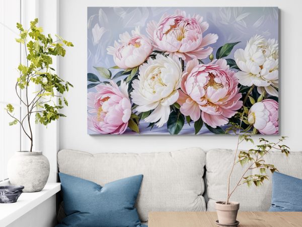 Картина на полотні Яскраві Півонії