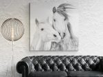 Картина на полотні Два Білих Коня