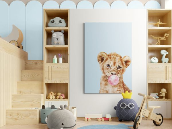 Картина на полотні Левеня з жуйкою