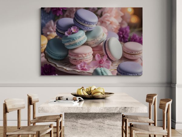 Картина на полотні Ніжні Макарони