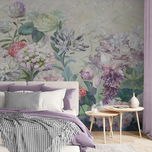 Фотошпалери Пастельні Квіти