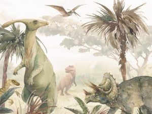 Фотошпалери з динозаврами