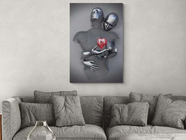 Картина на полотні Силуети Закоханих