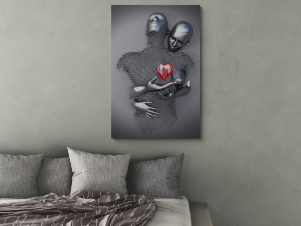 Картина на полотні Силуети Закоханих