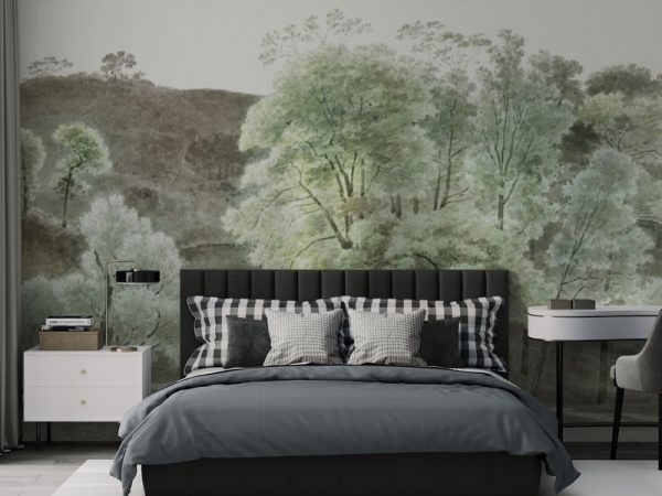 Фотошпалери Акварельні Дерева