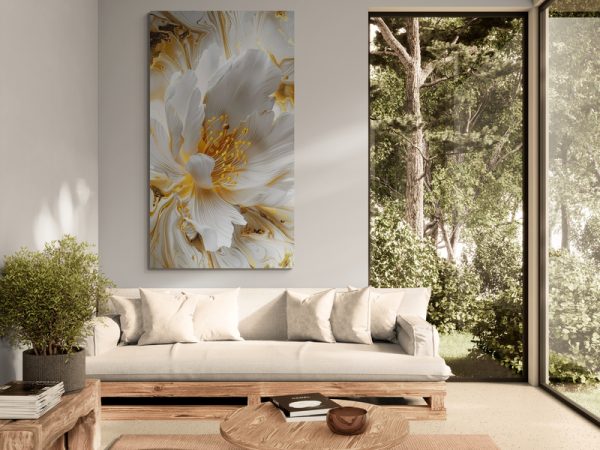 Картина на полотні Золота флористика