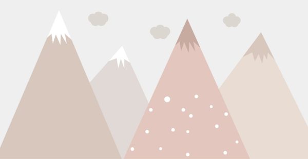 Фотошпалери в дитячу Рожеві гори