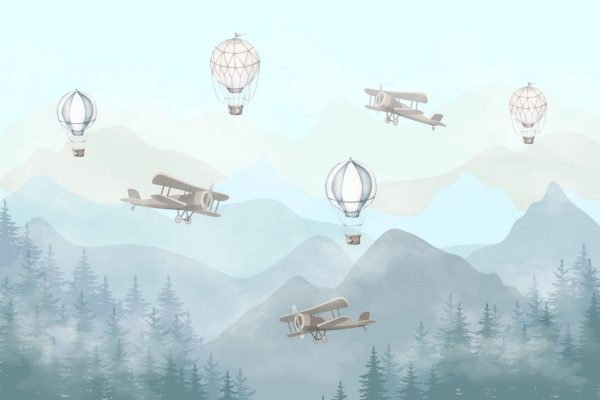 Фотошпалери в Дитячу Туманні гори