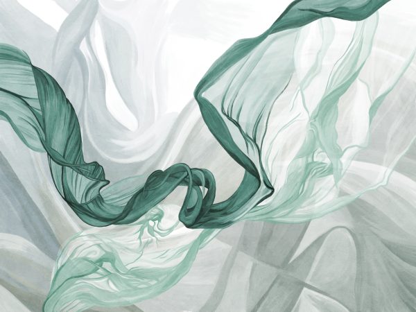 Фотошалери Темно смарагдова абстракція