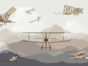 Фотошпалери Ретро-політ