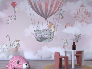 Фотошпалери в дитячу Замок у хмарах