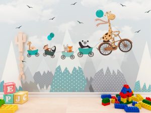 Фотошпалери в дитячу Друзі в дорозі