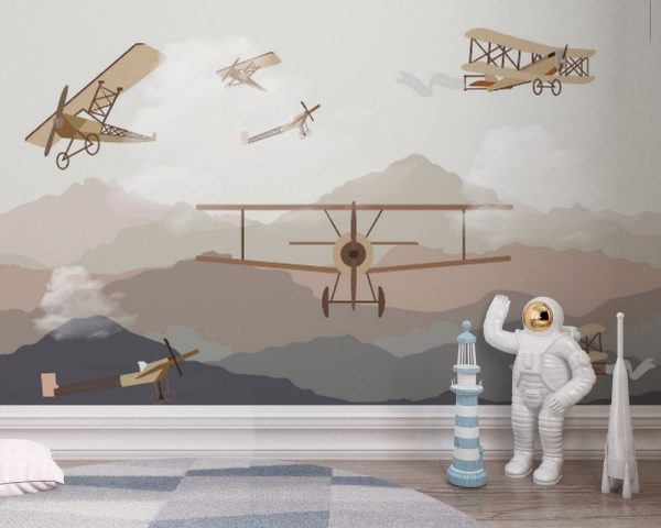 Фотошпалери в дитячу Політ на горами