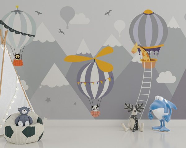 Фотошпалери в дитячу Подорож над горами